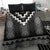 Black Taniko Aotearoa Bedding Set Niho Taniwha Mix Poutama LT14