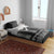 Black Taniko Aotearoa Bedding Set Niho Taniwha Mix Poutama LT14