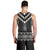 Black Taniko Aotearoa Men Tank Top Niho Taniwha Mix Poutama LT14