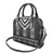 Black Taniko Aotearoa Shoulder Handbag Niho Taniwha Mix Poutama LT14