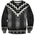 Black Taniko Aotearoa Sweatshirt Niho Taniwha Mix Poutama LT14
