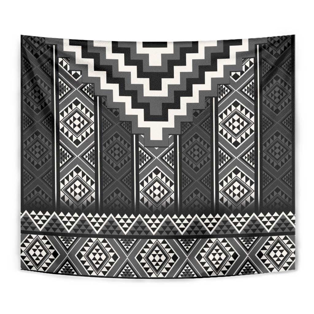 Black Taniko Aotearoa Tapestry Niho Taniwha Mix Poutama LT14