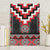 Red Taniko Aotearoa Canvas Wall Art Niho Taniwha Mix Poutama LT14