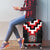 Red Taniko Aotearoa Luggage Cover Niho Taniwha Mix Poutama LT14