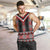 Red Taniko Aotearoa Men Tank Top Niho Taniwha Mix Poutama LT14