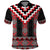Red Taniko Aotearoa Polo Shirt Niho Taniwha Mix Poutama LT14