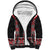 Red Taniko Aotearoa Sherpa Hoodie Niho Taniwha Mix Poutama LT14