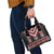 Red Taniko Aotearoa Shoulder Handbag Niho Taniwha Mix Poutama LT14