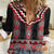 Red Taniko Aotearoa Women Casual Shirt Niho Taniwha Mix Poutama LT14