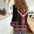 Red Taniko Aotearoa Women Casual Shirt Niho Taniwha Mix Poutama LT14