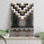 Brown Taniko Aotearoa Canvas Wall Art Niho Taniwha Mix Poutama LT14