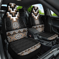 Brown Taniko Aotearoa Car Seat Cover Niho Taniwha Mix Poutama LT14