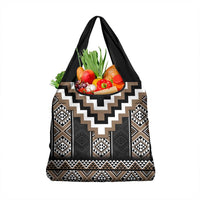 Brown Taniko Aotearoa Grocery Bag Niho Taniwha Mix Poutama