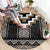 Brown Taniko Aotearoa Round Carpet Niho Taniwha Mix Poutama LT14