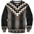 Brown Taniko Aotearoa Sweatshirt Niho Taniwha Mix Poutama LT14