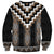 Brown Taniko Aotearoa Sweatshirt Niho Taniwha Mix Poutama LT14