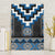 Blue Taniko Aotearoa Canvas Wall Art Niho Taniwha Mix Poutama LT14