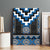 Blue Taniko Aotearoa Canvas Wall Art Niho Taniwha Mix Poutama LT14