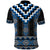 Blue Taniko Aotearoa Polo Shirt Niho Taniwha Mix Poutama LT14