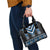 Blue Taniko Aotearoa Shoulder Handbag Niho Taniwha Mix Poutama LT14