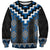 Blue Taniko Aotearoa Sweatshirt Niho Taniwha Mix Poutama LT14