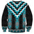 Turquoise Taniko Pattern Aotearoa Sweatshirt Niho Taniwha Mix Poutama LT14