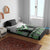 Green Taniko Pattern Aotearoa Bedding Set Niho Taniwha Mix Poutama