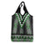 Green Taniko Pattern Aotearoa Grocery Bag Niho Taniwha Mix Poutama