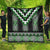 Green Taniko Pattern Aotearoa Quilt Niho Taniwha Mix Poutama