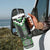 Green Taniko Pattern Aotearoa Tumbler With Handle Niho Taniwha Mix Poutama LT14