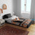 Orange Taniko Pattern Aotearoa Bedding Set Niho Taniwha Mix Poutama