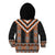 Orange Taniko Pattern Aotearoa Kid Hoodie Niho Taniwha Mix Poutama LT14