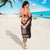 Orange Taniko Pattern Aotearoa Sarong Niho Taniwha Mix Poutama