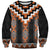 Orange Taniko Pattern Aotearoa Sweatshirt Niho Taniwha Mix Poutama LT14