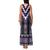 Purple Taniko Pattern Aotearoa Family Matching Tank Maxi Dress and Hawaiian Shirt Niho Taniwha Mix Poutama LT14