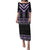 Purple Taniko Pattern Aotearoa Puletasi Niho Taniwha Mix Poutama LT14