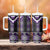 Purple Taniko Pattern Aotearoa Tumbler With Handle Niho Taniwha Mix Poutama LT14