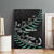 Custom New Zealand Silver Fern Rugby Canvas Wall Art Aotearoa Kiwi Maori Pattern LT14