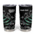 Custom New Zealand Silver Fern Rugby Tumbler Cup Aotearoa Kiwi Maori Pattern