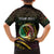 Personalised Vanuatu Family Matching Off Shoulder Maxi Dress and Hawaiian Shirt Yumi 45th Hapi Independens Dei - Black Version LT14