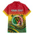 Personalised Vanuatu Family Matching Off Shoulder Maxi Dress and Hawaiian Shirt Yumi 45th Hapi Independens Dei - Reggae Version LT14