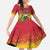Personalised Vanuatu Family Matching Summer Maxi Dress and Hawaiian Shirt Yumi 45th Hapi Independens Dei - Reggae Version LT14