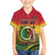 Personalised Vanuatu Family Matching Summer Maxi Dress and Hawaiian Shirt Yumi 45th Hapi Independens Dei - Reggae Version LT14
