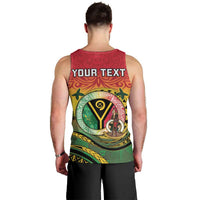 Personalised Vanuatu Men Tank Top Yumi 45th Hapi Independens Dei - Reggae Version LT14