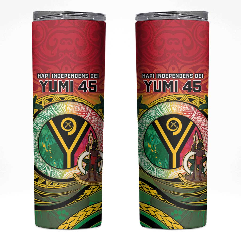 Vanuatu Skinny Tumbler Yumi 44 Hapi Independens Dei - Reggae Version