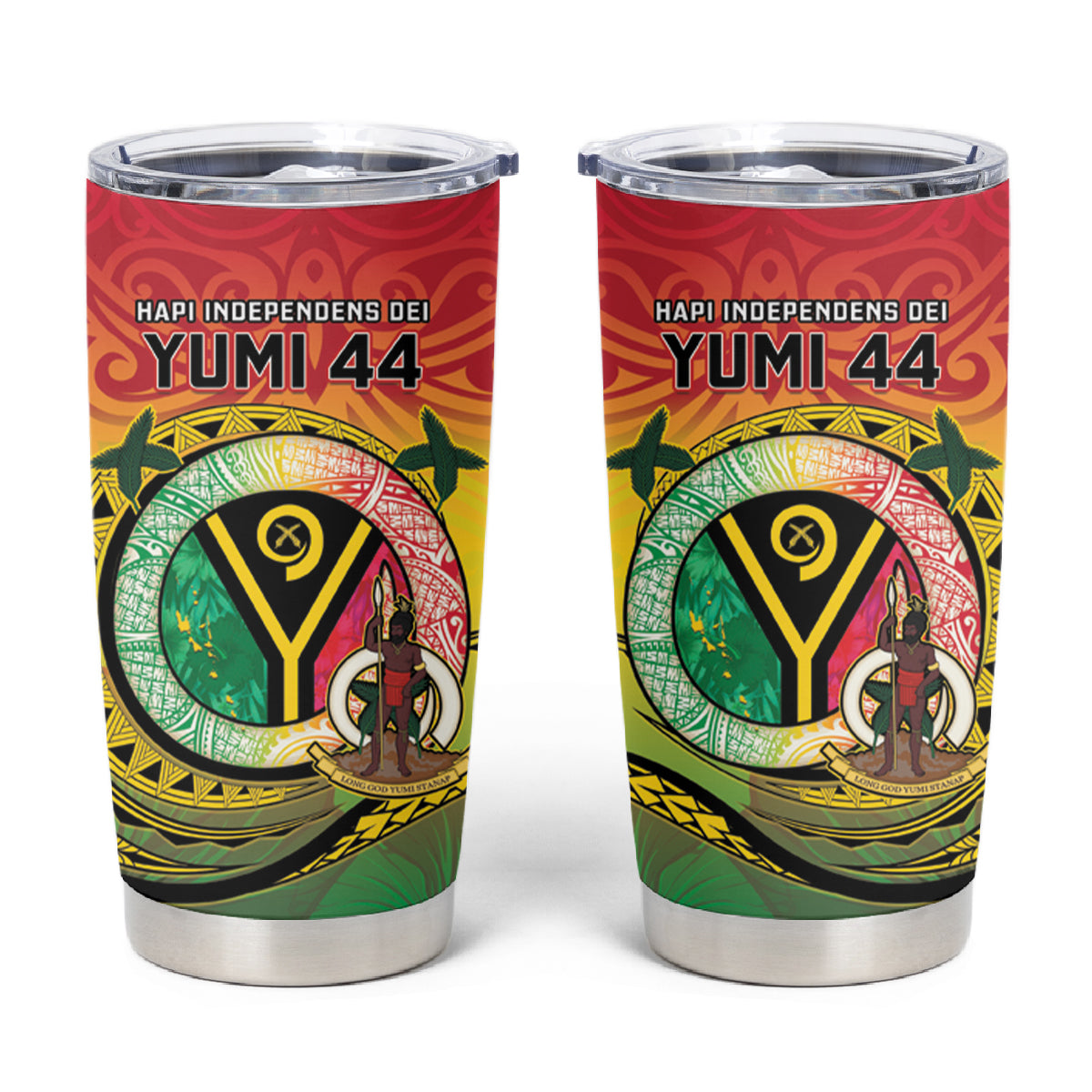 Vanuatu Tumbler Cup Yumi 44 Hapi Independens Dei - Reggae Version
