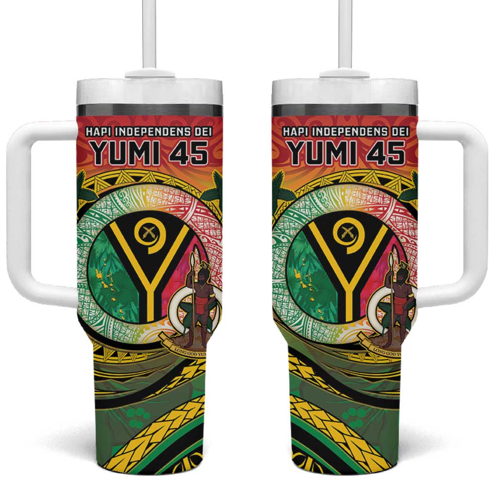 Vanuatu Tumbler With Handle Yumi 44 Hapi Independens Dei - Reggae Version