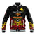 Papua New Guinea Independence Day Baseball Jacket PNG Bird of Paradise 49th Anniversary