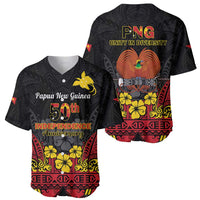 Papua New Guinea Independence Day Baseball Jersey PNG Bird of Paradise 50th Anniversary LT14