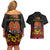 Papua New Guinea Independence Day Couples Matching Off Shoulder Short Dress and Hawaiian Shirt PNG Bird of Paradise 50th Anniversary LT14